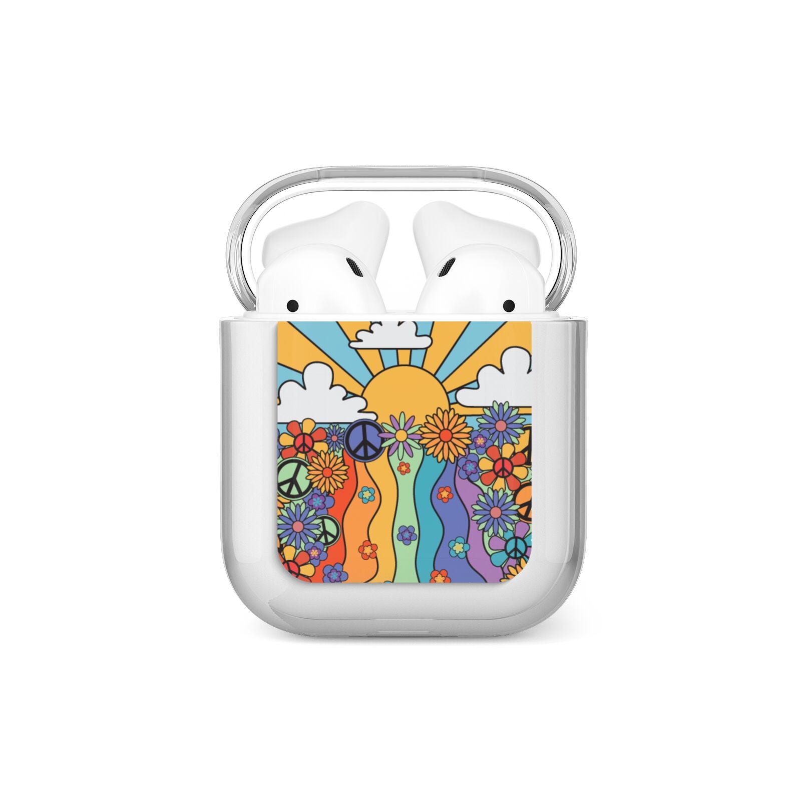 Seventies Groovy Retro AirPods Case