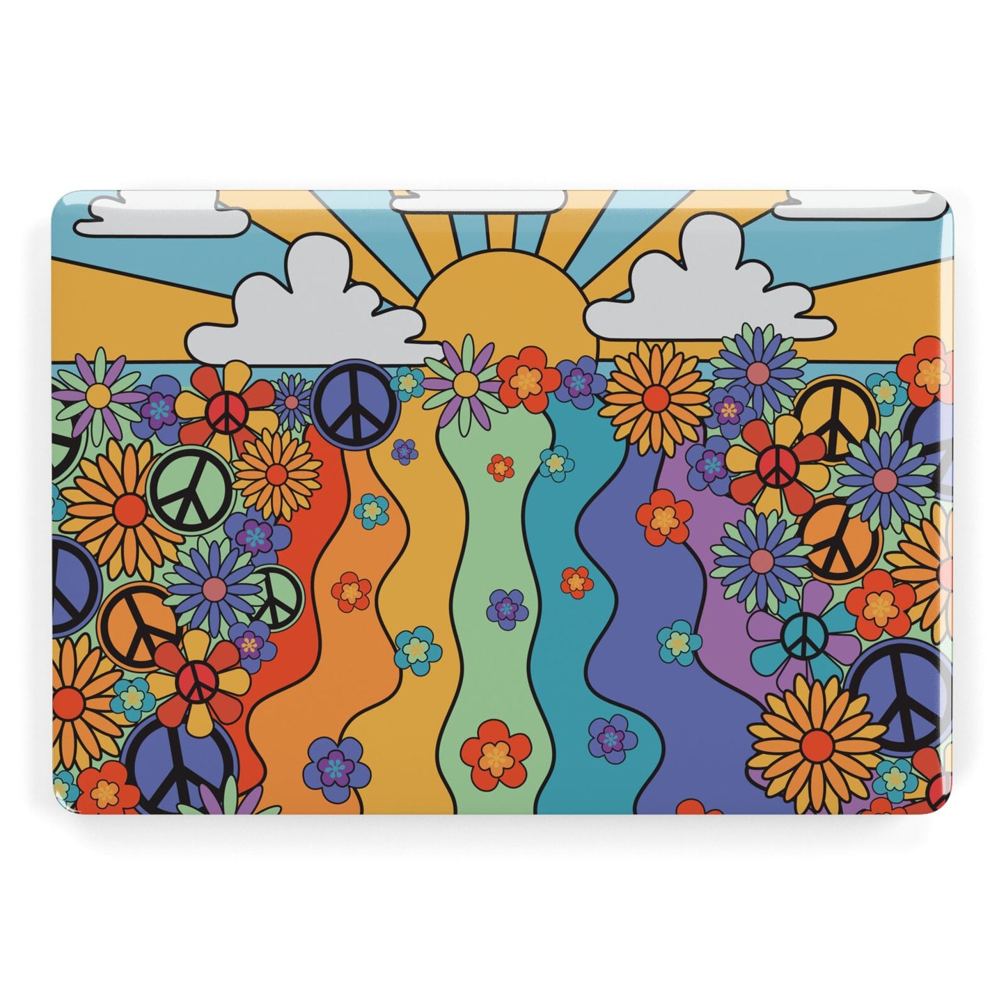 Seventies Groovy Retro Apple MacBook Case