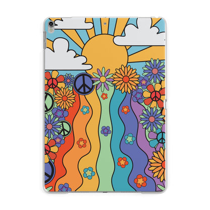 Seventies Groovy Retro Apple iPad Silver Case