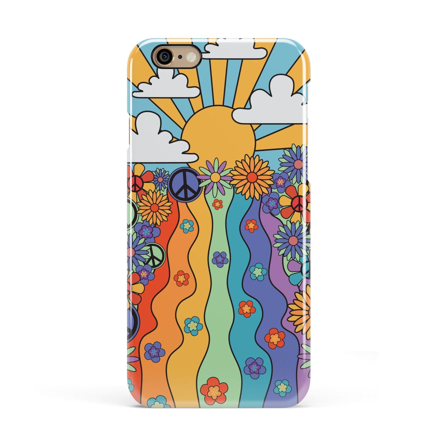 Seventies Groovy Retro Apple iPhone 6 3D Snap Case