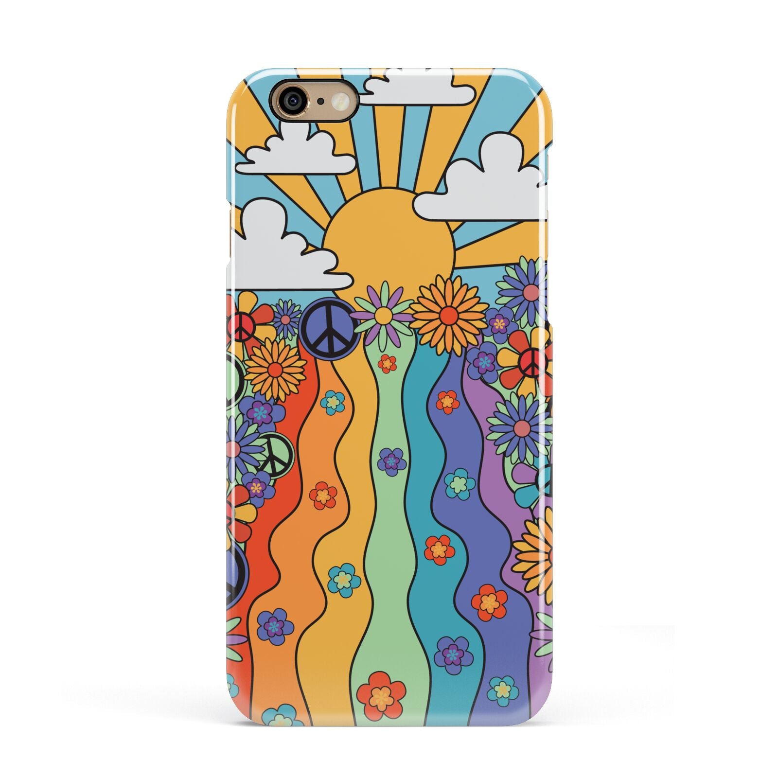 Seventies Groovy Retro Apple iPhone 6 3D Snap Case