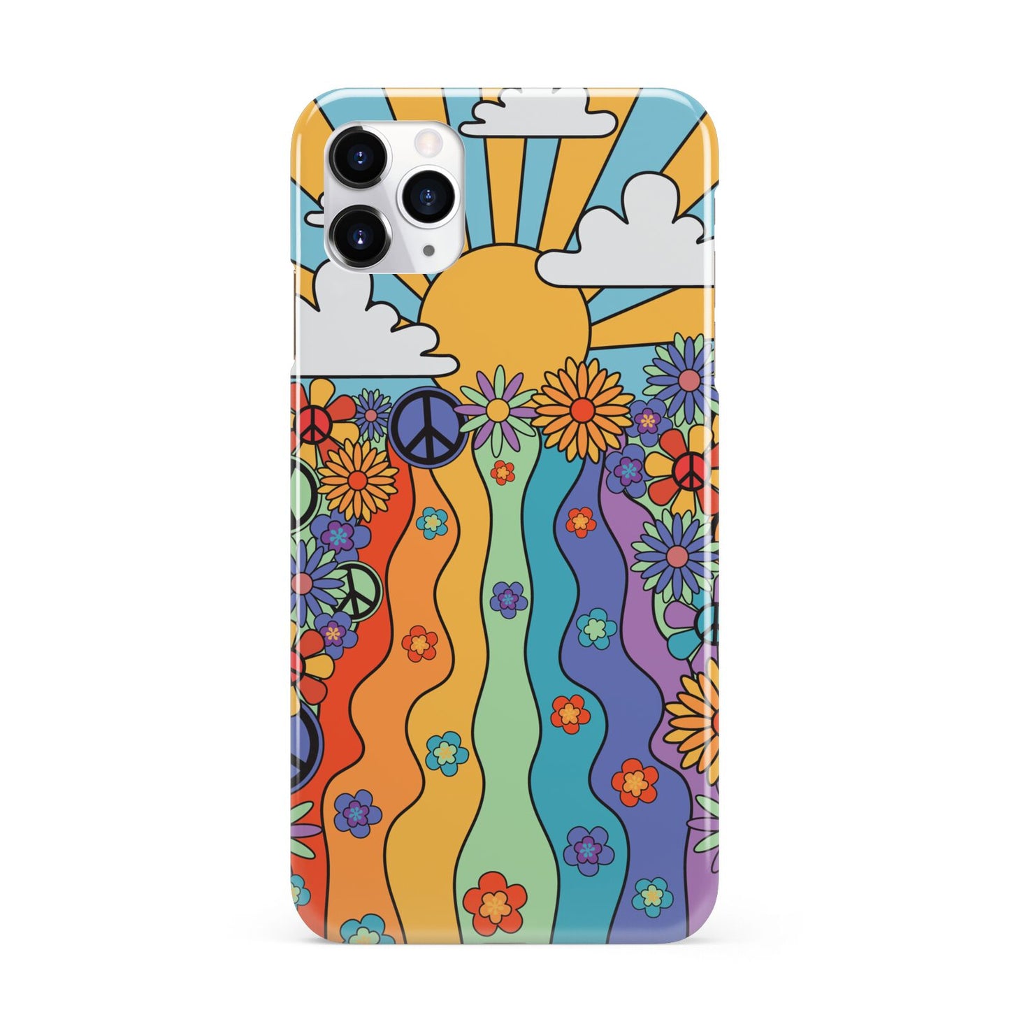 Seventies Groovy Retro iPhone 11 Pro Max 3D Snap Case