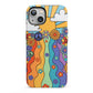 Seventies Groovy Retro iPhone 13 Full Wrap 3D Tough Case