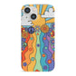Seventies Groovy Retro iPhone 13 Mini Full Wrap 3D Snap Case
