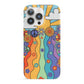 Seventies Groovy Retro iPhone 13 Pro Full Wrap 3D Snap Case