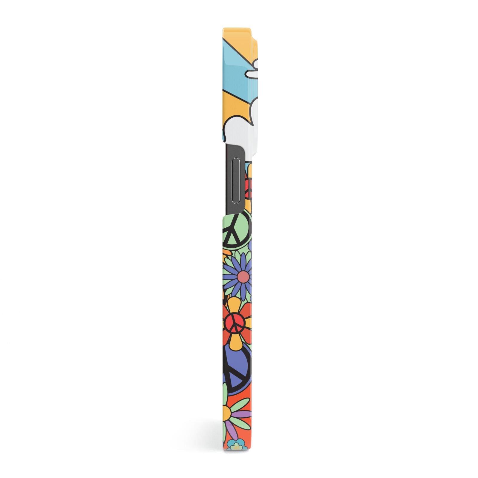 Seventies Groovy Retro iPhone 13 Pro Side Image 3D Snap Case