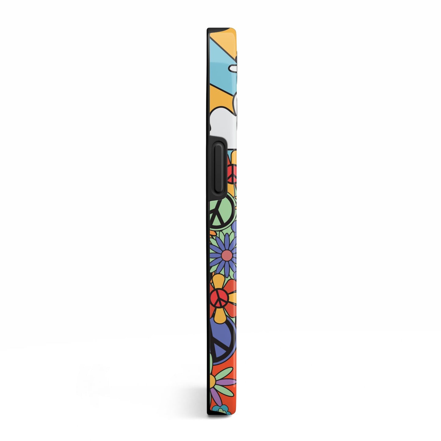 Seventies Groovy Retro iPhone 13 Pro Side Image 3D Tough Case