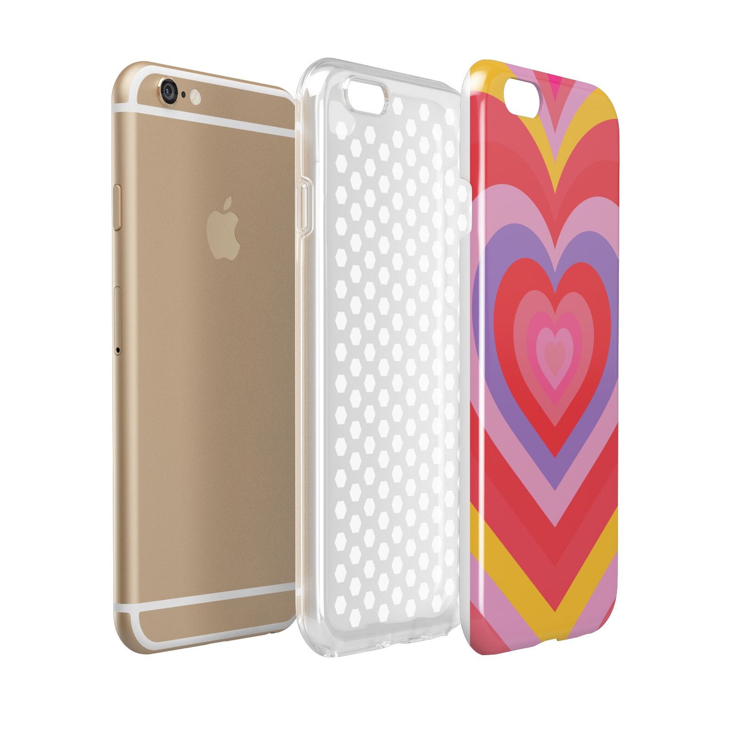 Seventies Heart Apple iPhone 6 3D Tough Case Expanded view