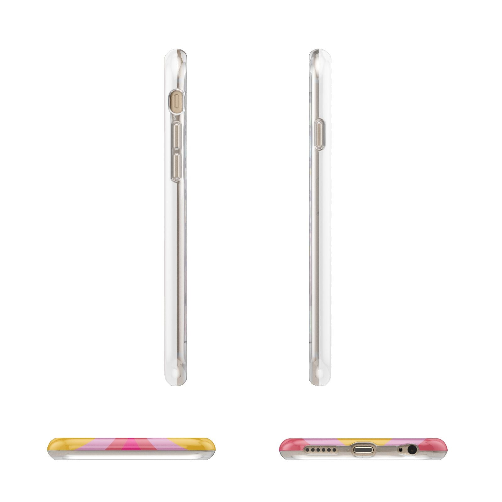 Seventies Heart Apple iPhone 6 3D Wrap Tough Case Alternative Image Angles