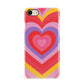 Seventies Heart Apple iPhone 7 8 3D Snap Case