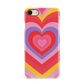 Seventies Heart Apple iPhone 7 8 3D Snap Case