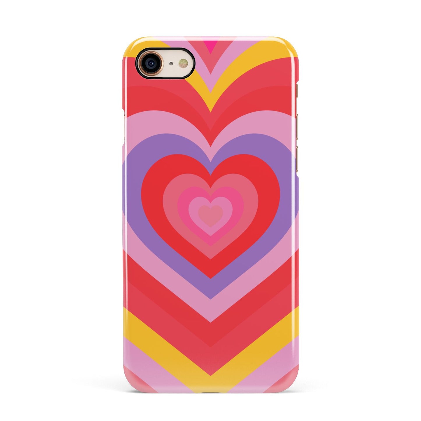 Seventies Heart Apple iPhone 7 8 3D Snap Case