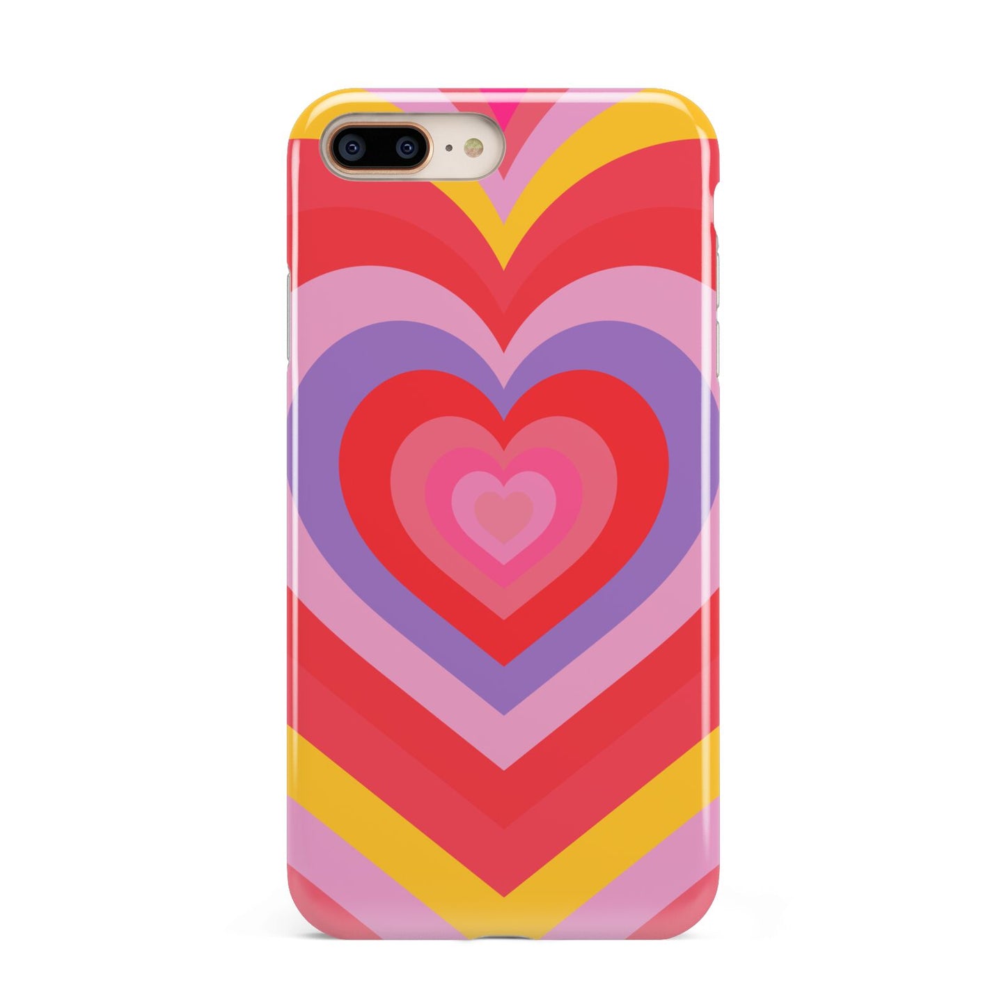 Seventies Heart Apple iPhone 7 8 Plus 3D Tough Case