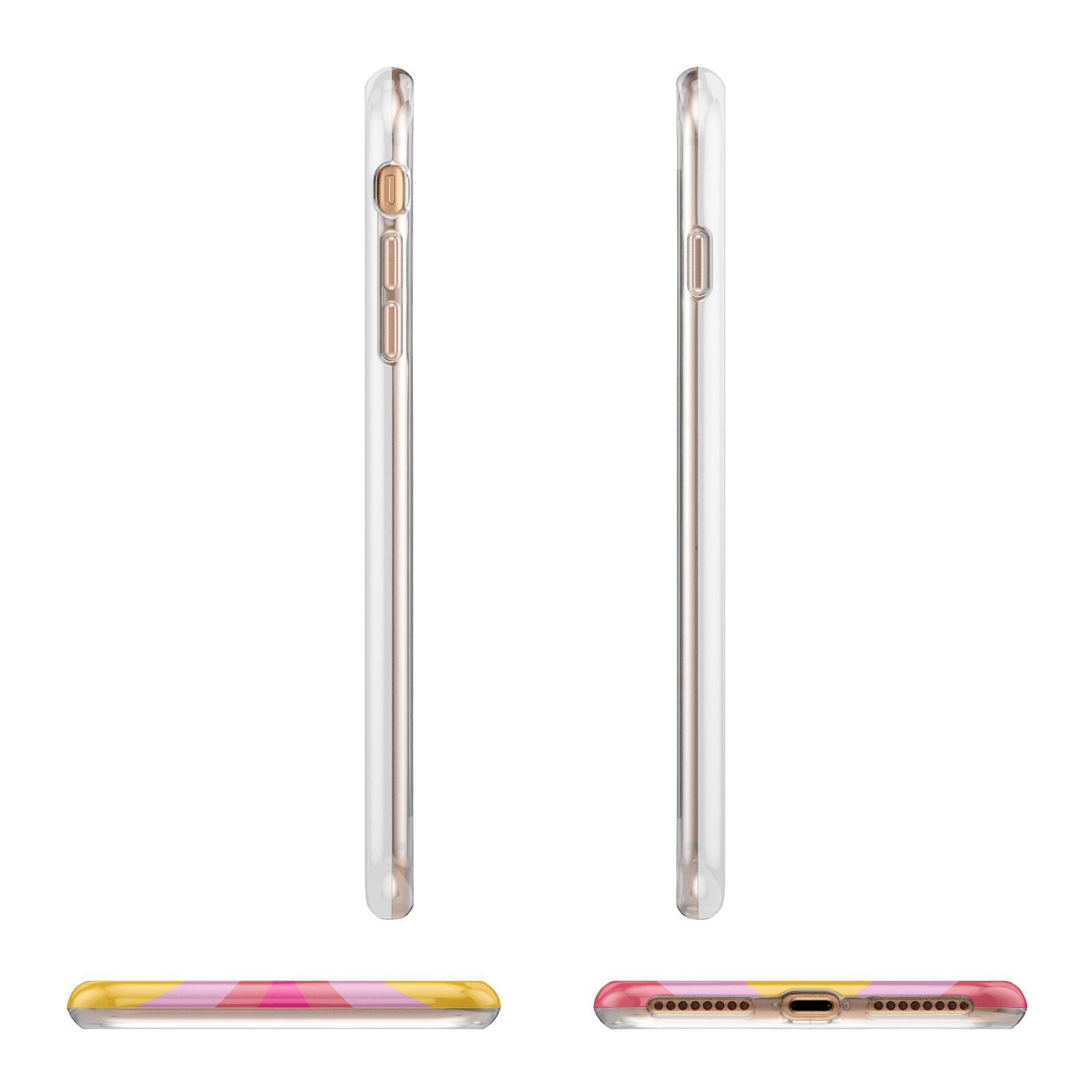 Seventies Heart Apple iPhone 7 8 Plus 3D Wrap Tough Case Alternative Image Angles