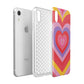 Seventies Heart Apple iPhone XR White 3D Tough Case Expanded view