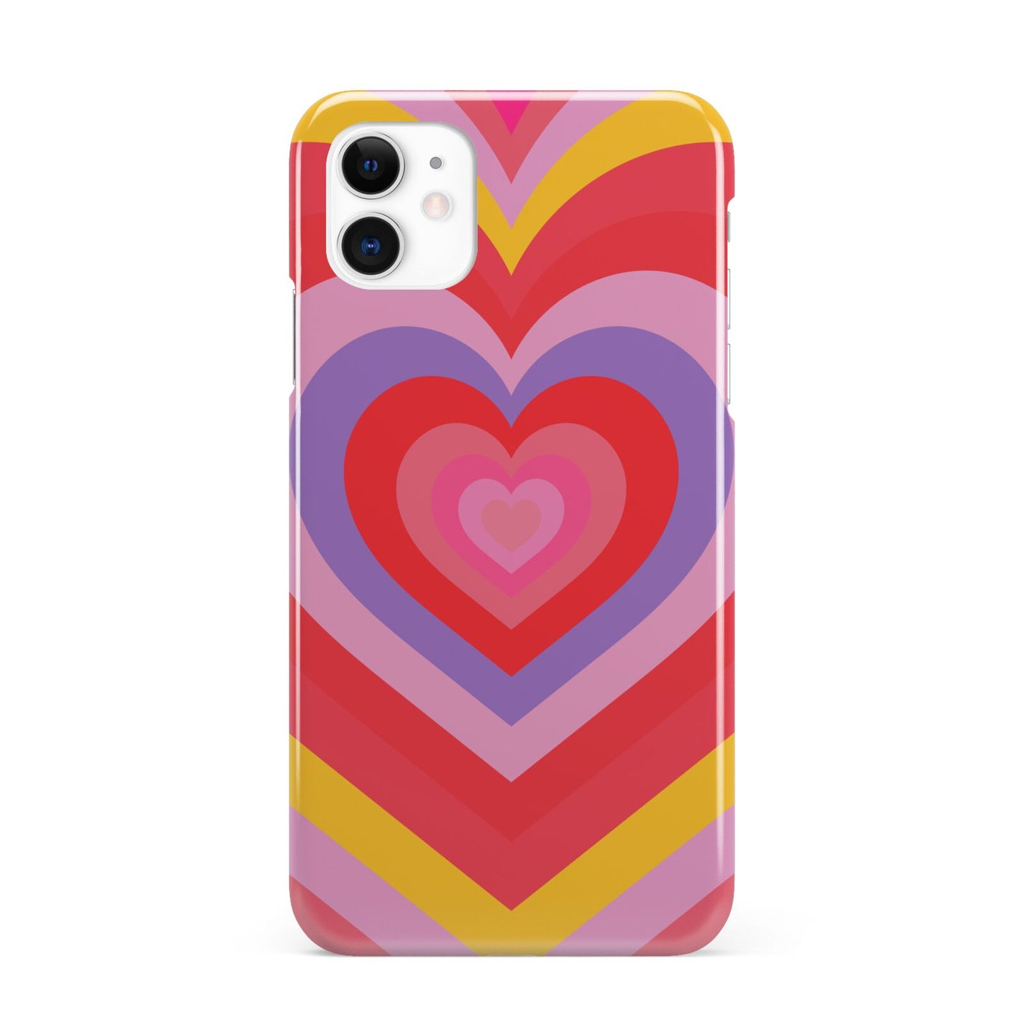 Seventies Heart iPhone 11 3D Snap Case