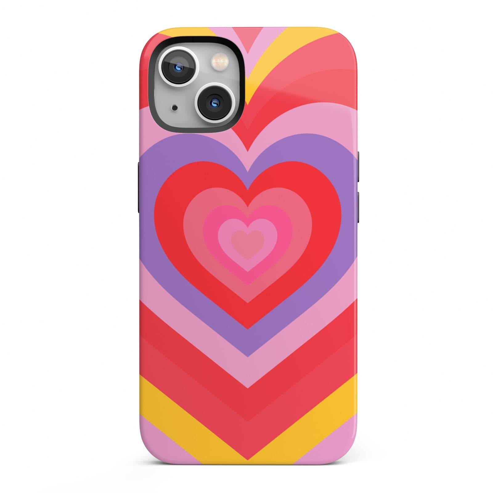 Seventies Heart iPhone 13 Full Wrap 3D Tough Case