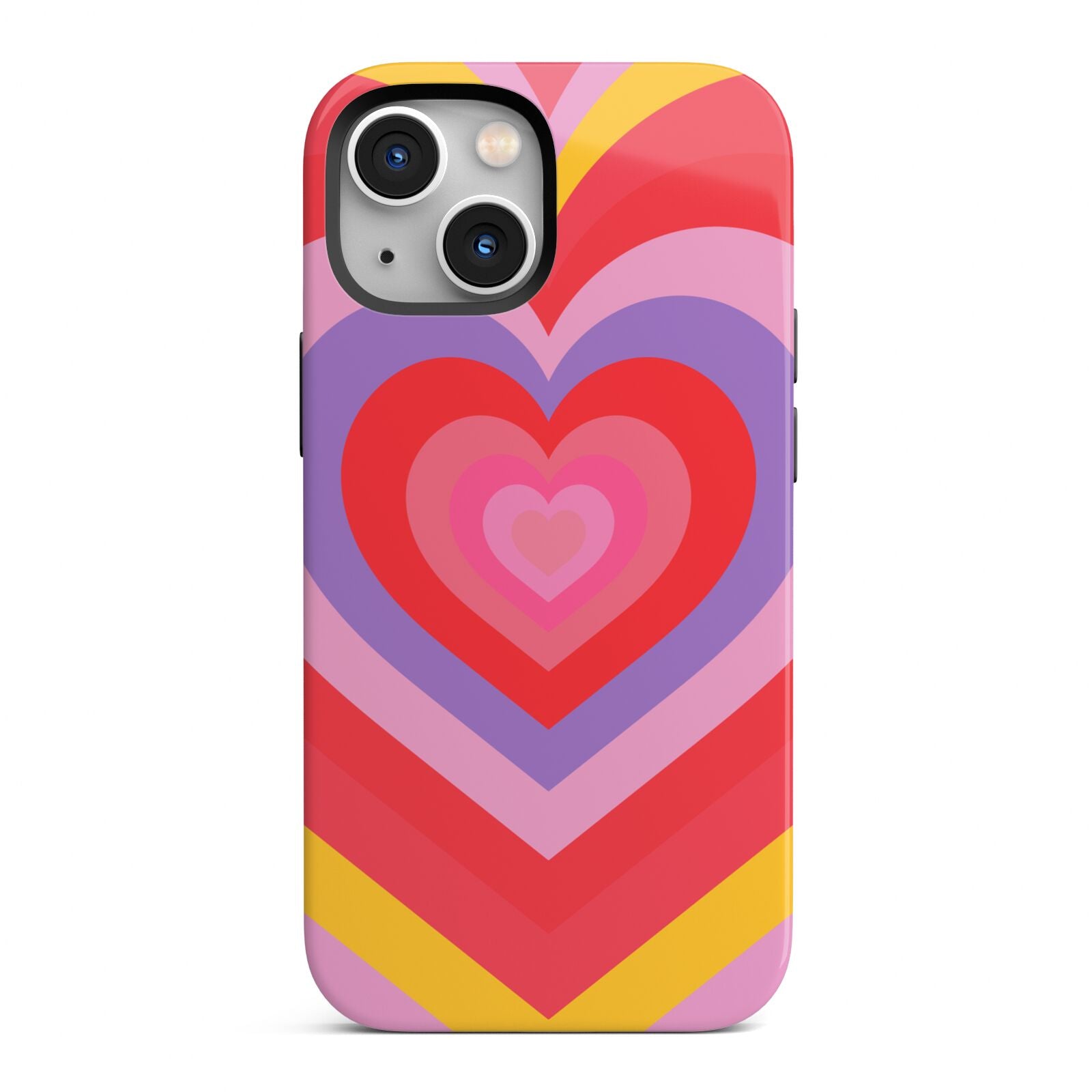 Seventies Heart iPhone 13 Mini Full Wrap 3D Tough Case