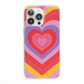 Seventies Heart iPhone 13 Pro Clear Bumper Case