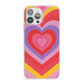 Seventies Heart iPhone 13 Pro Max Clear Bumper Case