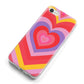 Seventies Heart iPhone 8 Bumper Case on Silver iPhone Alternative Image