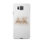 Shadow Initial Personalised Samsung Galaxy Alpha Case