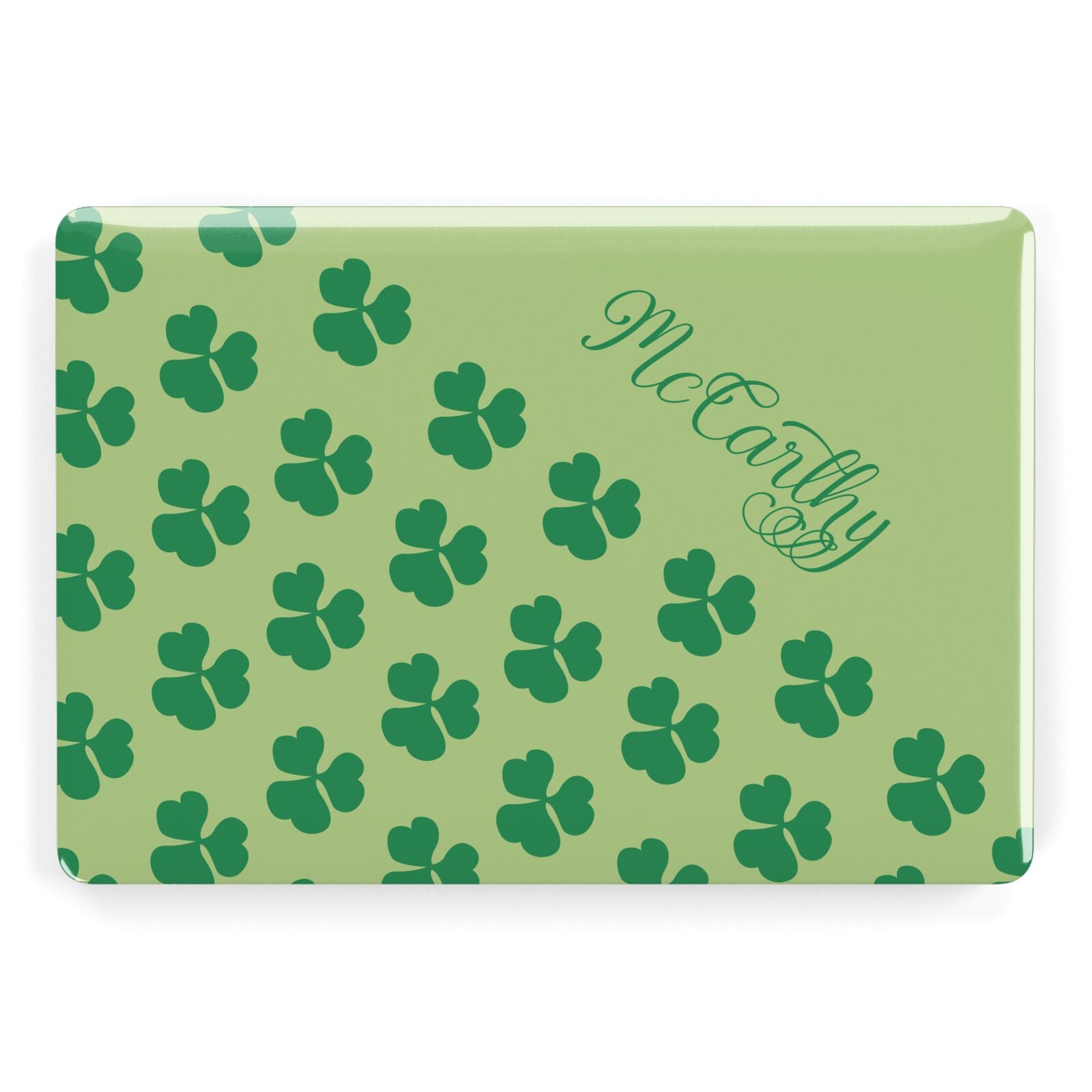 Shamrock Custom Name Apple MacBook Case