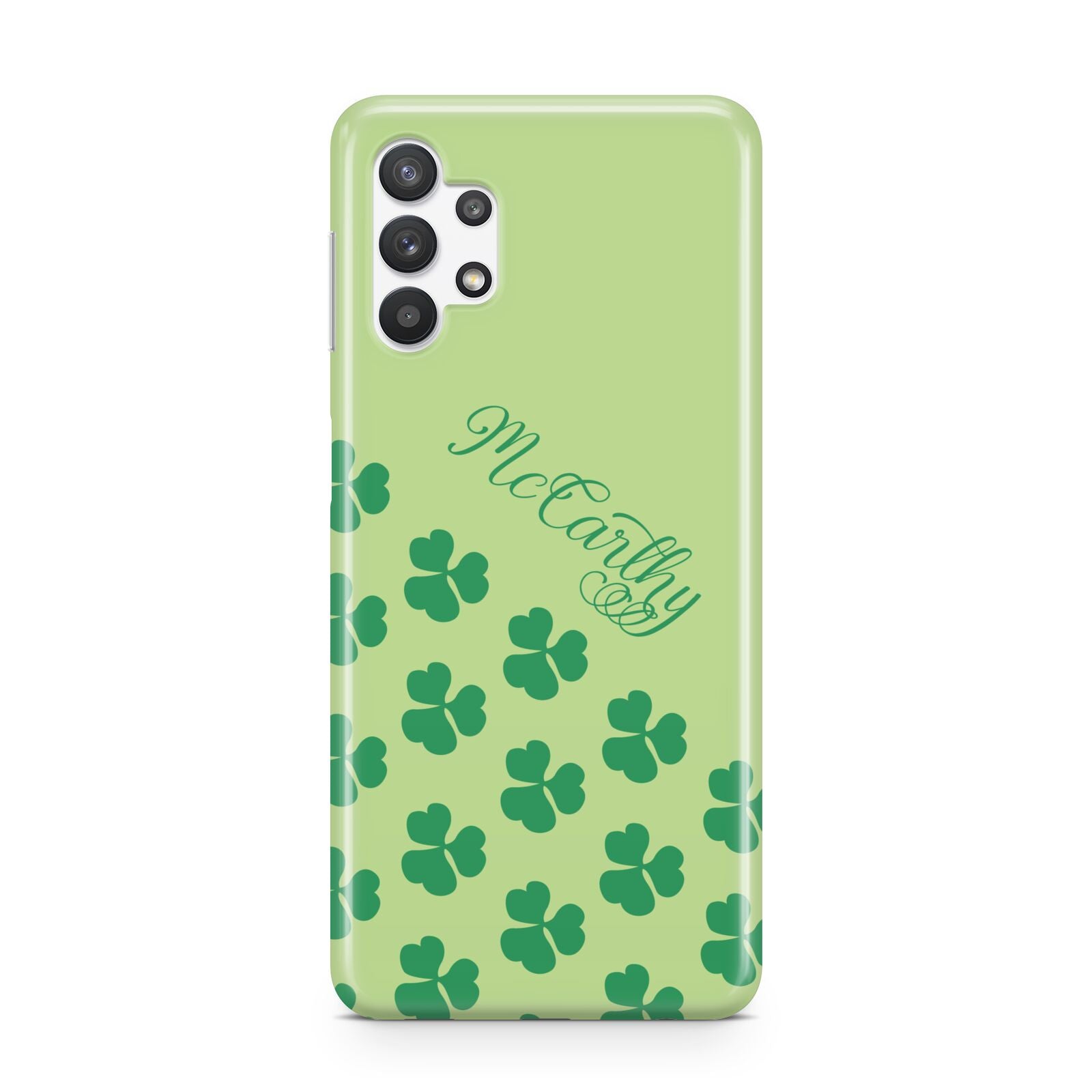 Shamrock Custom Name Samsung A32 5G Case