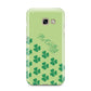 Shamrock Custom Name Samsung Galaxy A3 2017 Case on gold phone