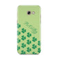 Shamrock Custom Name Samsung Galaxy A5 2017 Case on gold phone