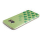 Shamrock Custom Name Samsung Galaxy Case Top Cutout
