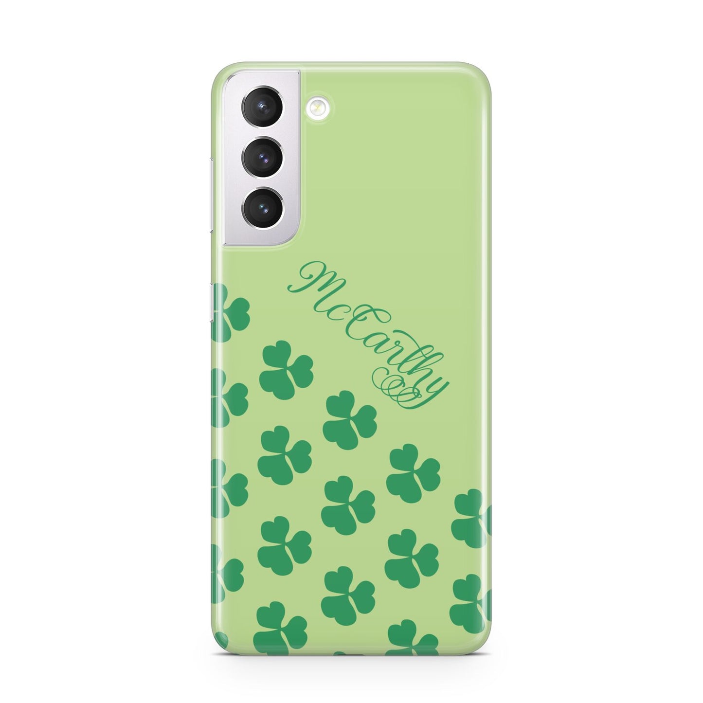 Shamrock Custom Name Samsung S21 Case