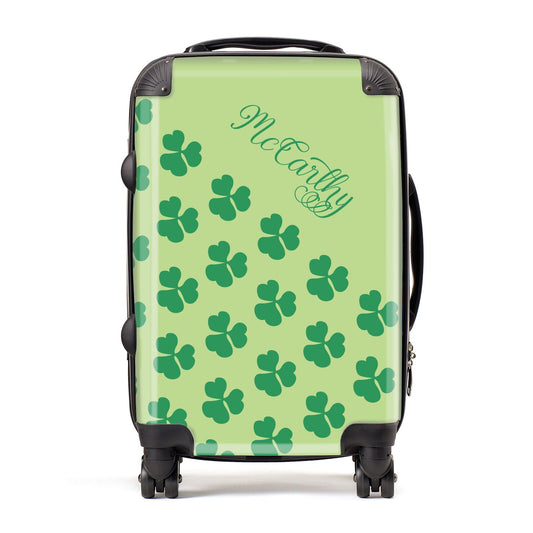 Shamrock Custom Name Suitcase