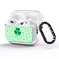 Shamrock Initial Personalised AirPods Pro Glitter Case Side Image