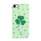 Shamrock Initial Personalised Apple iPhone 7 8 3D Snap Case