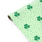 Shamrock Initial Personalised Personalised Gift Wrap