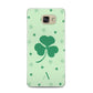 Shamrock Initial Personalised Samsung Galaxy A5 2016 Case on gold phone