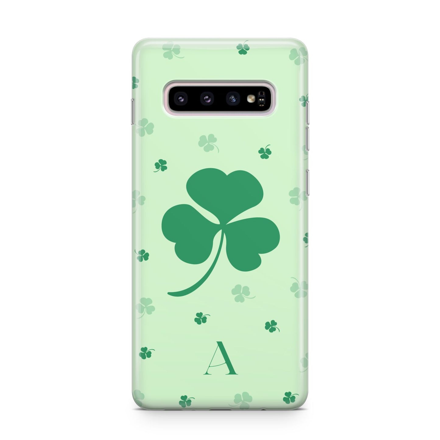 Shamrock Initial Personalised Samsung Galaxy S10 Plus Case
