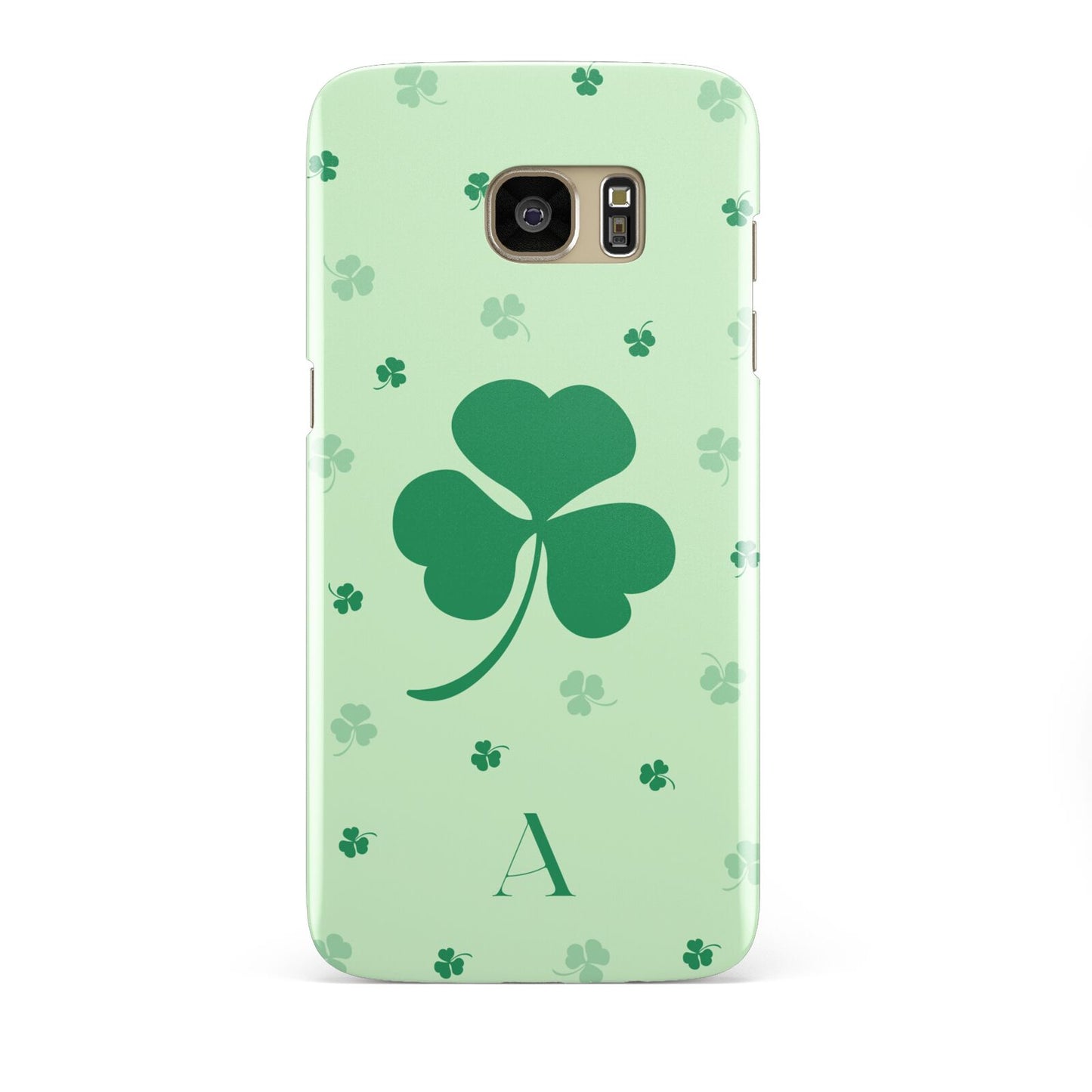 Shamrock Initial Personalised Samsung Galaxy S7 Edge Case