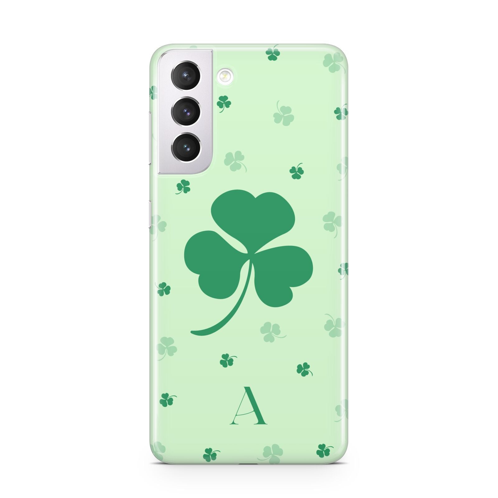 Shamrock Initial Personalised Samsung S21 Case
