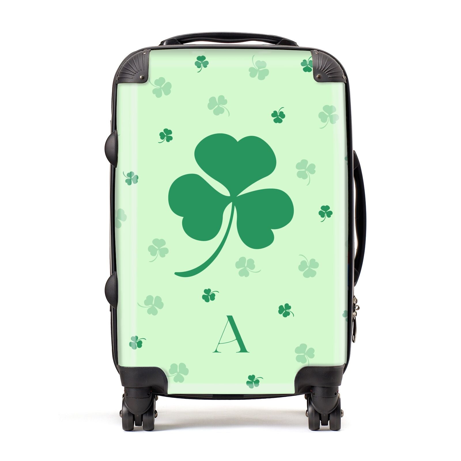 Shamrock Initial Personalised Suitcase
