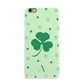 Shamrock Initial Personalised iPhone 6 Plus 3D Snap Case on Gold Phone