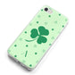 Shamrock Initial Personalised iPhone 8 Bumper Case on Silver iPhone Alternative Image