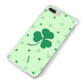 Shamrock Initial Personalised iPhone 8 Plus Bumper Case on Silver iPhone Alternative Image