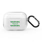Shamrock Personalised Name AirPods Pro Clear Case