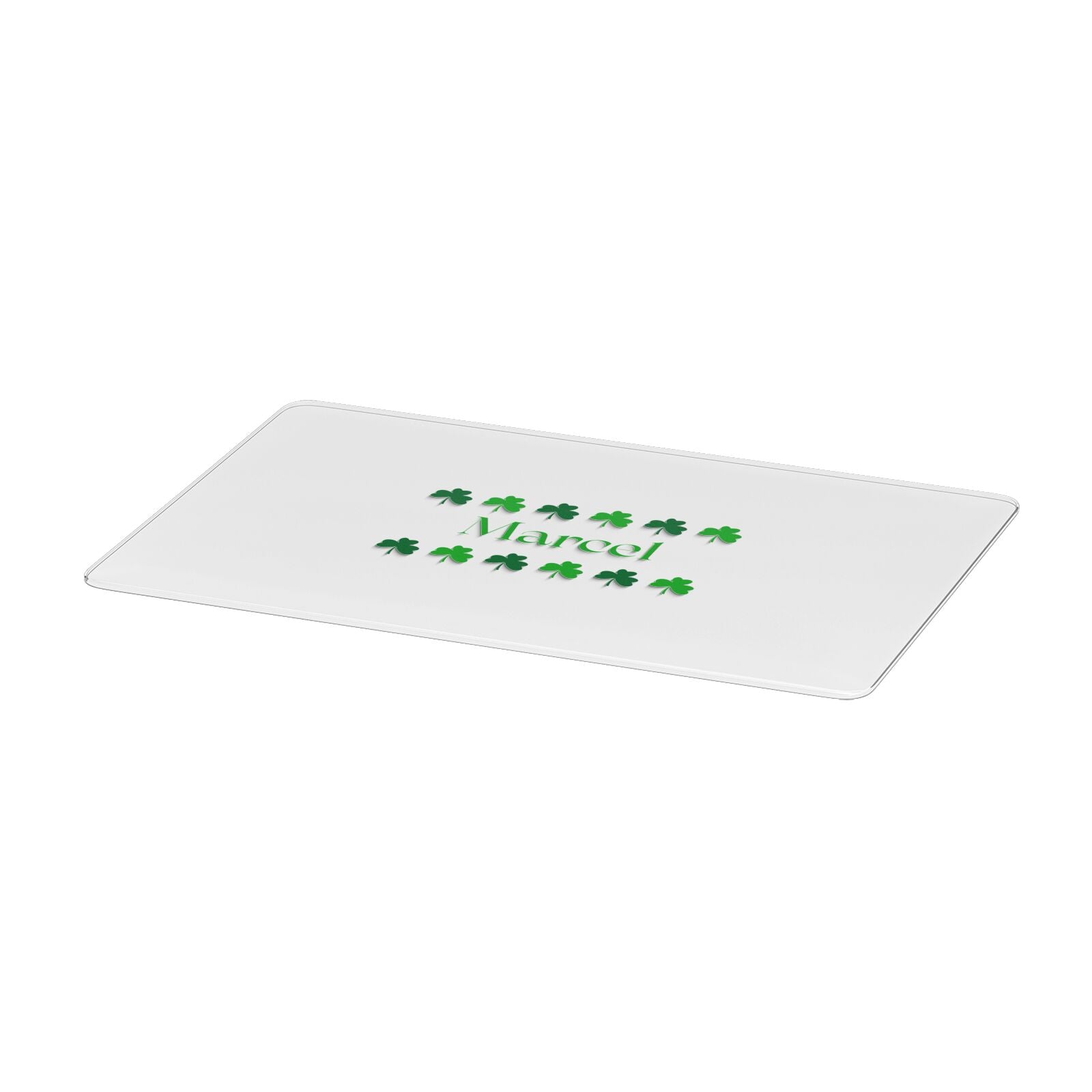 Shamrock Personalised Name Apple MacBook Case Only