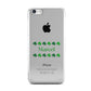 Shamrock Personalised Name Apple iPhone 5c Case