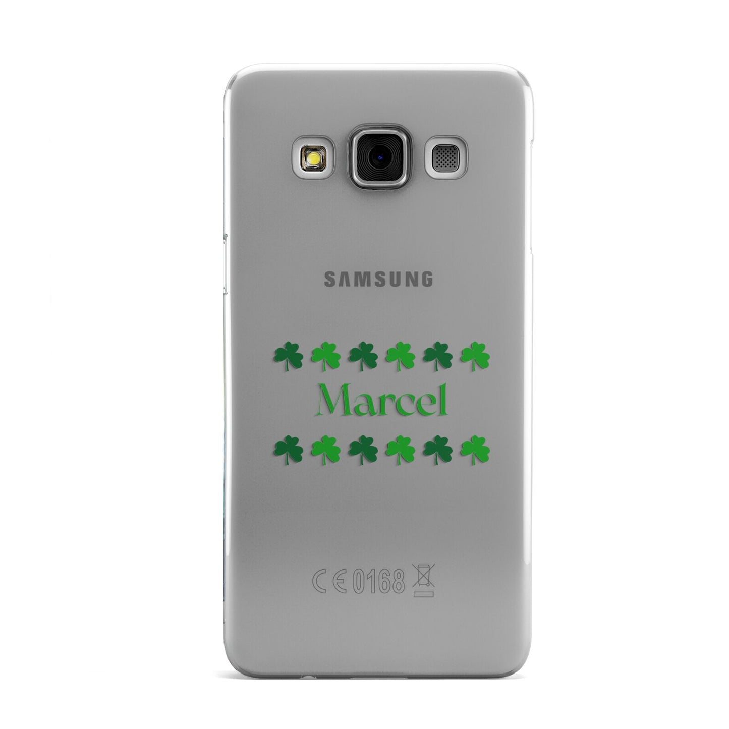 Shamrock Personalised Name Samsung Galaxy A3 Case