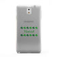Shamrock Personalised Name Samsung Galaxy Note 3 Case
