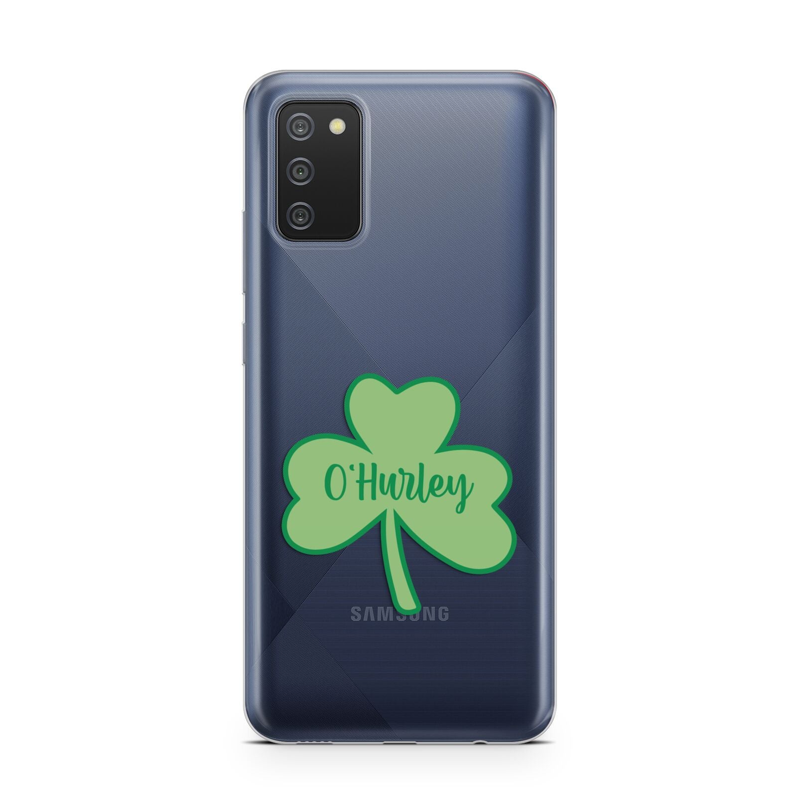 Shamrock with Name Samsung A02s Case